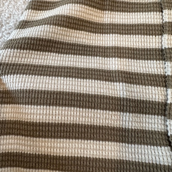 Long Sleeve Jumpsuit from Rylee + Cru in moss stripe - Picture 3 of 3